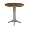 International Concepts Round 36 in Rd Top Pedestal Table, 12 in Leaf, Bar Ht, Hickory/Stone, 36 W, 48 L, 42.1 in H, Wood K41-36RXT-27B-6B-2 - alternate 7
